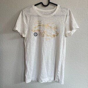 J. Crew Vintage Graphic Tee - St Thomas Island map - Size Medium